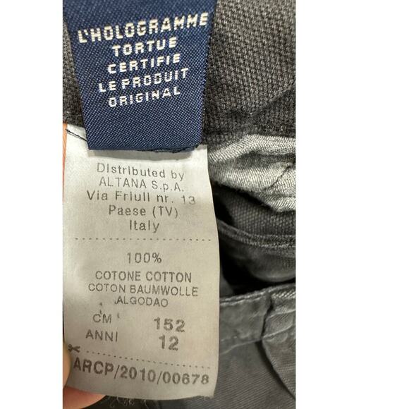 NWT Vilebrequin Kid's Sz 12‎ Washed Black Cargo Tapered Pant - Picture 8 of 13